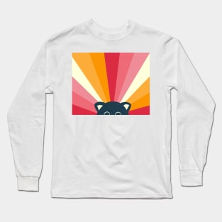 Retro Blast Cat Long Sleeve T-Shirt